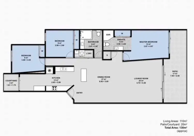 Floorplan of Homely house listing, Unit 3D Great Hall Drive, Miami QLD 4220