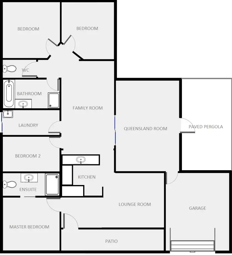 Floorplan of Homely house listing, 8 Barwon Way, Dubbo NSW 2830