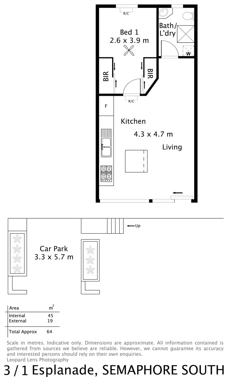 Floorplan of Homely house listing, 3/1 Esplanade, Semaphore South SA 5019