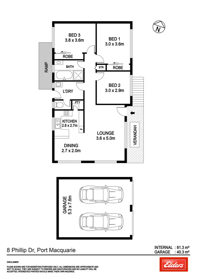 Floorplan of Homely house listing, 8 Phillip Street, Port Macquarie NSW 2444