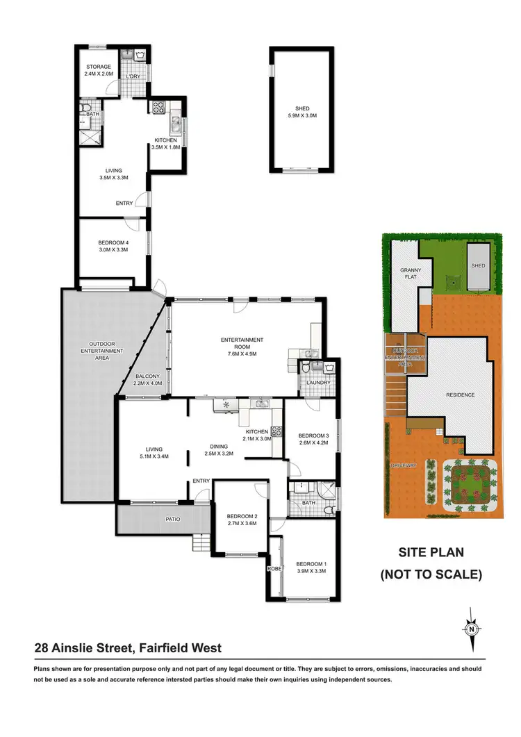 Floorplan of Homely house listing, 28 Ainslie Street, Fairfield West NSW 2165