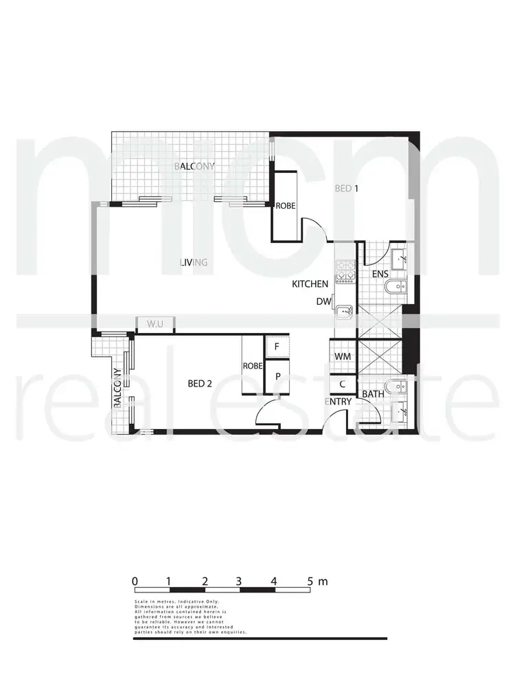 Floorplan of Homely apartment listing, 1103/220 Spencer Street, Melbourne VIC 3000