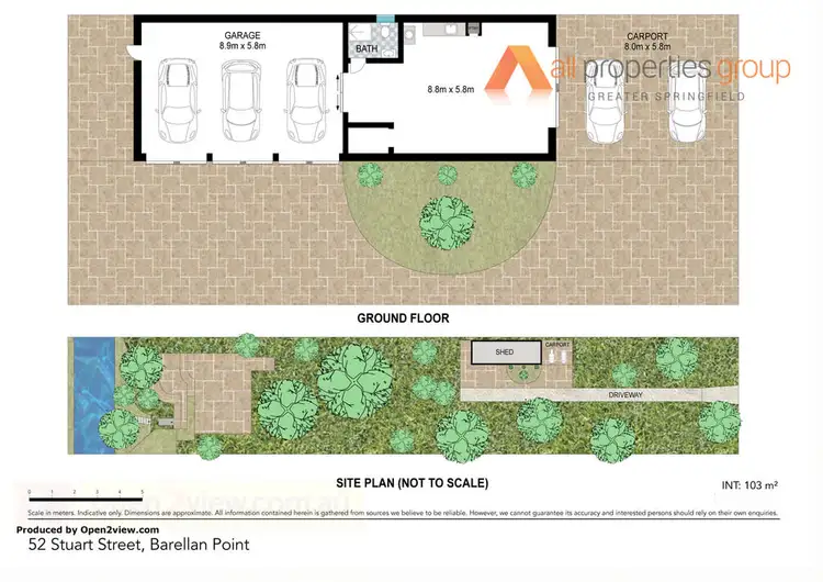 Floorplan of Homely house listing, 52 Stuart Street, Barellan Point QLD 4306