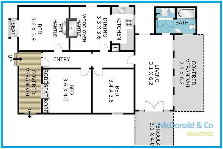 Floorplan of Homely house listing, 59 Elizabeth Street, Geelong West VIC 3218