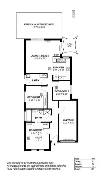 Floorplan of Homely house listing, 3/5 Braeside Avenue, Holden Hill SA 5088