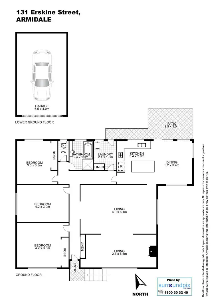 Floorplan of Homely house listing, 131 Erskine Street, Armidale NSW 2350