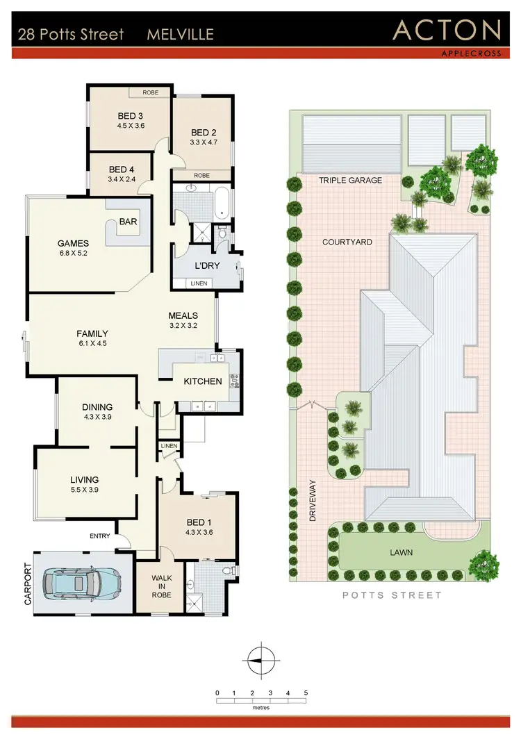 Floorplan of Homely house listing, 28 Potts St, Melville WA 6156