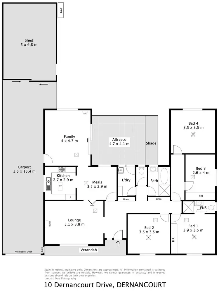 Floorplan of Homely house listing, 10 Dernancourt Drive, Dernancourt SA 5075