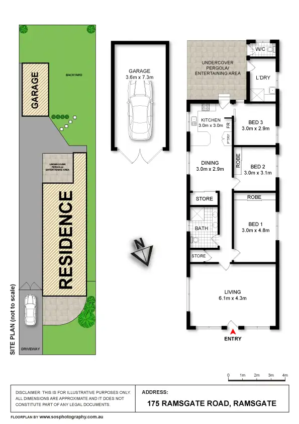 Floorplan of Homely house listing, 175 Ramsgate Road, Ramsgate NSW 2217