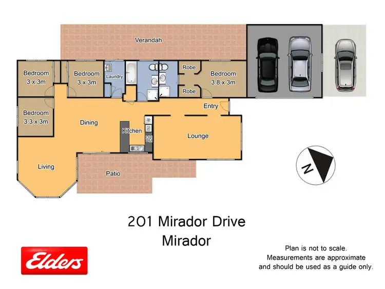 Floorplan of Homely house listing, 201 Mirador Drive, Merimbula NSW 2548