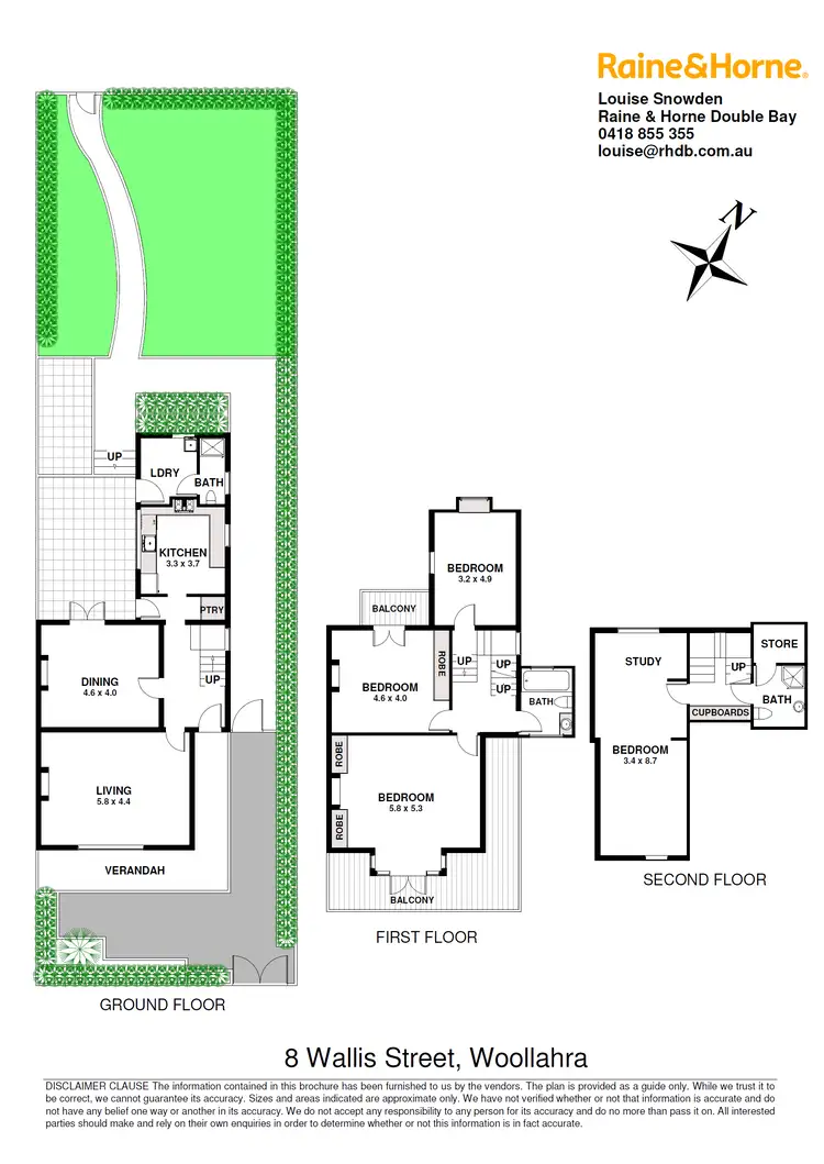 Floorplan of Homely house listing, 8 Wallis Street, Woollahra NSW 2025