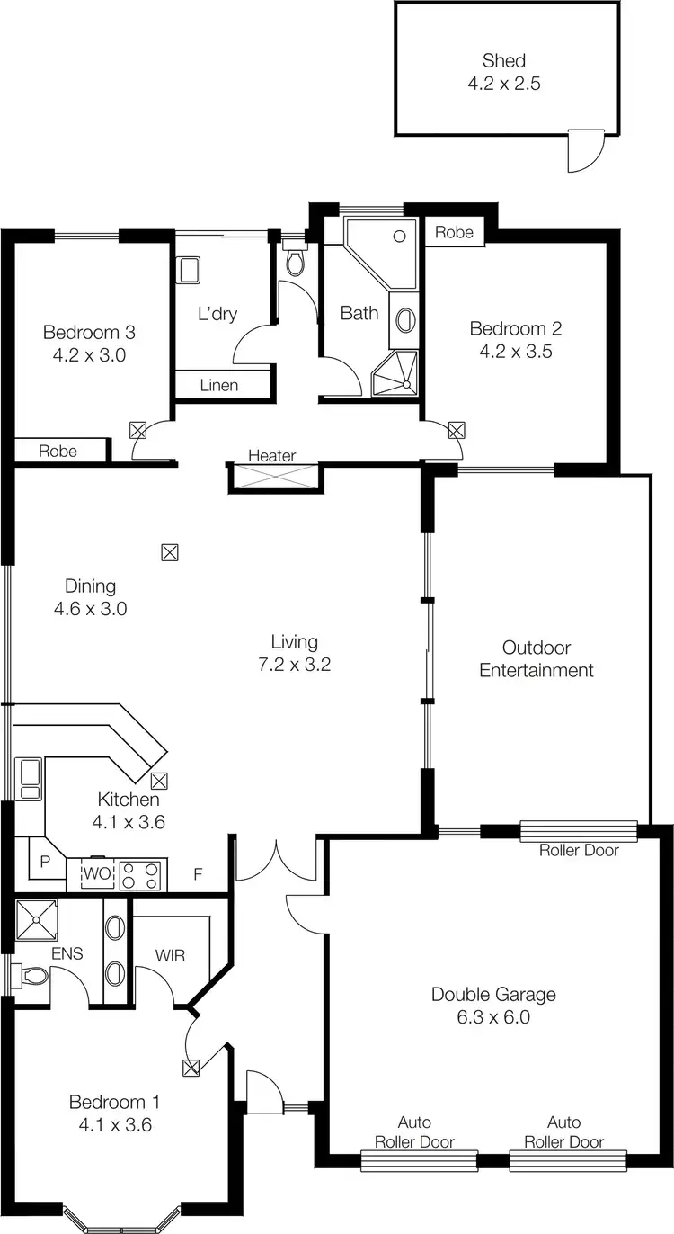 Floorplan of Homely house listing, 3 Tom Packer Drive, Athelstone SA 5076