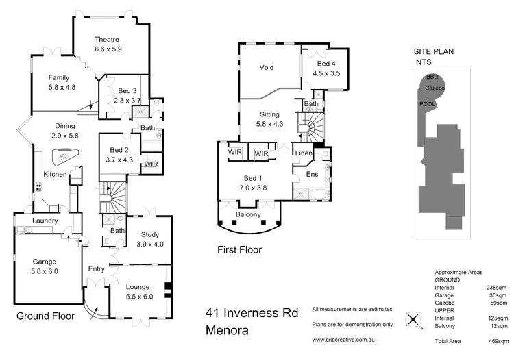 Floorplan of Homely house listing, 41 Inverness Crescent, Menora WA 6050