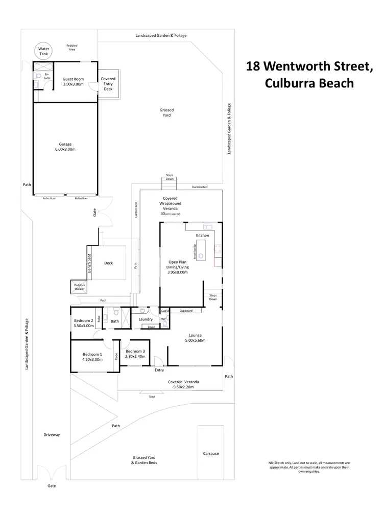 Floorplan of Homely house listing, 18 Wentworth Street, Culburra Beach NSW 2540