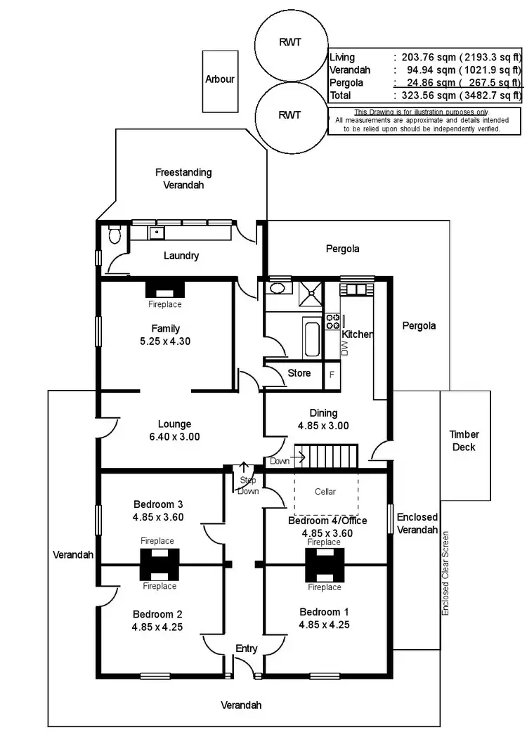 Floorplan of Homely house listing, 30, 32, 34 Mais Terrace, Crystal Brook SA 5523