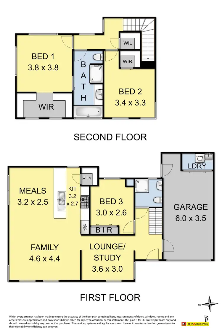 Floorplan of Homely townhouse listing, 54 Springleaf Road, Tarneit VIC 3029