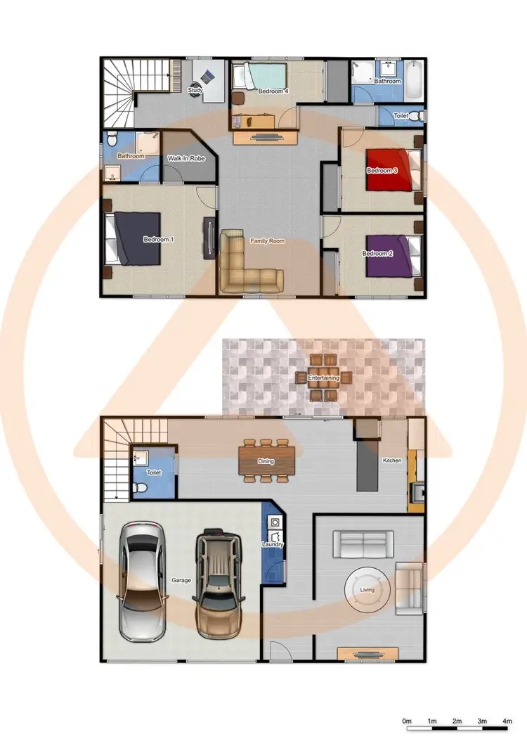Floorplan of Homely house listing, 3 MINT GROVE, Regents Park QLD 4118