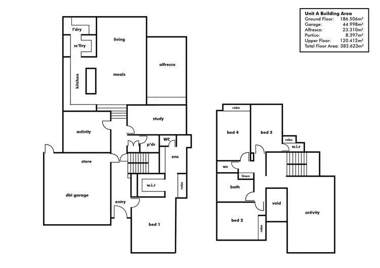 Floorplan of Homely house listing, 55A Sulman Road, Wembley Downs WA 6019