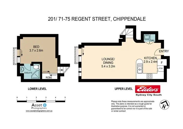 Floorplan of Homely apartment listing, 201/ 71-75 REGENT STREET, Chippendale NSW 2008