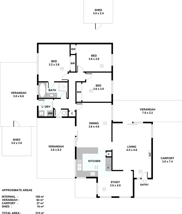 Floorplan of Homely house listing, 6 Congdon Street, Gawler East SA 5118