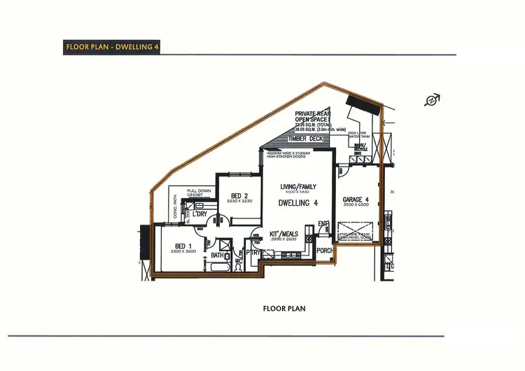Floorplan of Homely unit listing, 4/7 Studley Court, Laverton VIC 3028