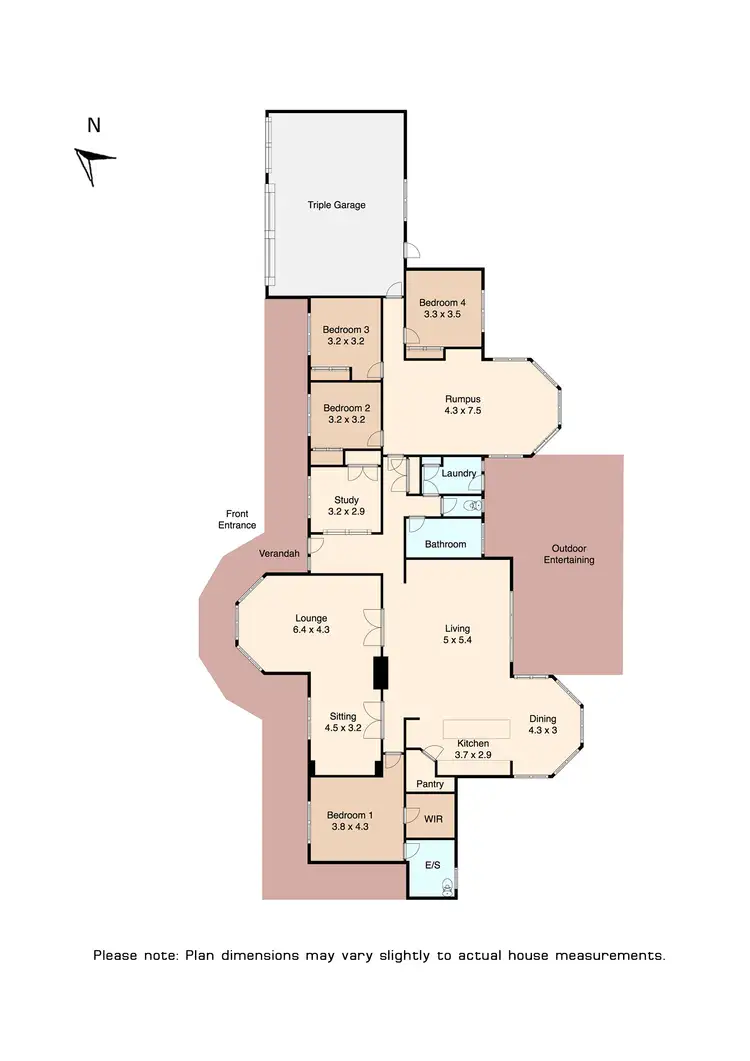 Floorplan of Homely house listing, 23 Phillip Street, Creswick VIC 3363