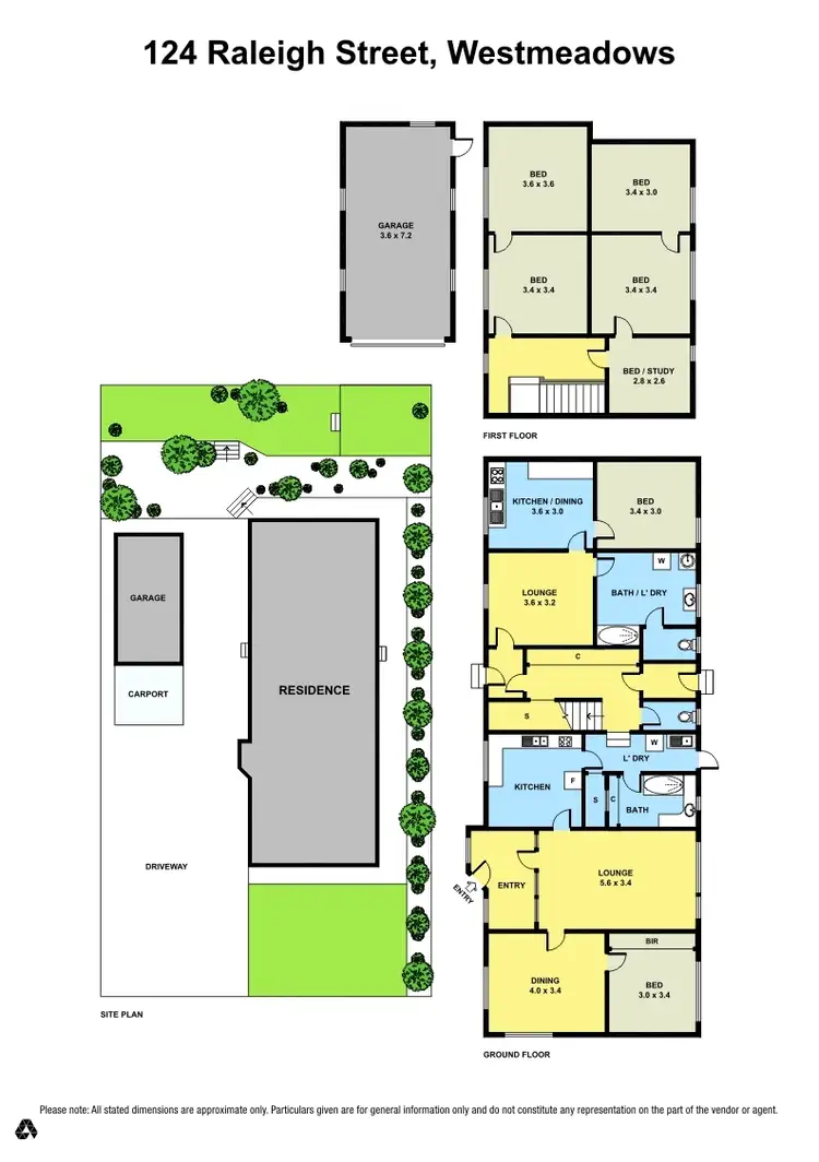 Floorplan of Homely house listing, 124 Raleigh Street, Westmeadows VIC 3049