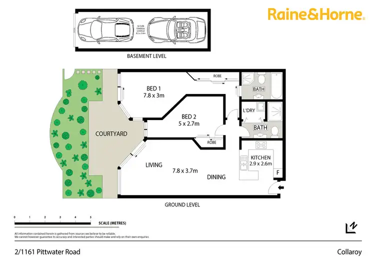 Floorplan of Homely unit listing, 2/1161-1171 Pittwater Road, Collaroy NSW 2097