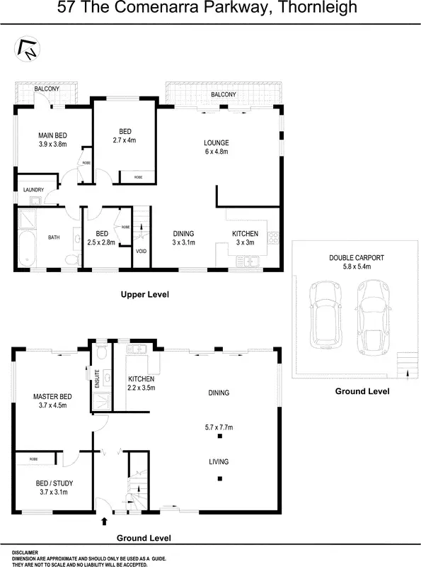 Floorplan of Homely house listing, 57 The Comenarra Parkway, Thornleigh NSW 2120