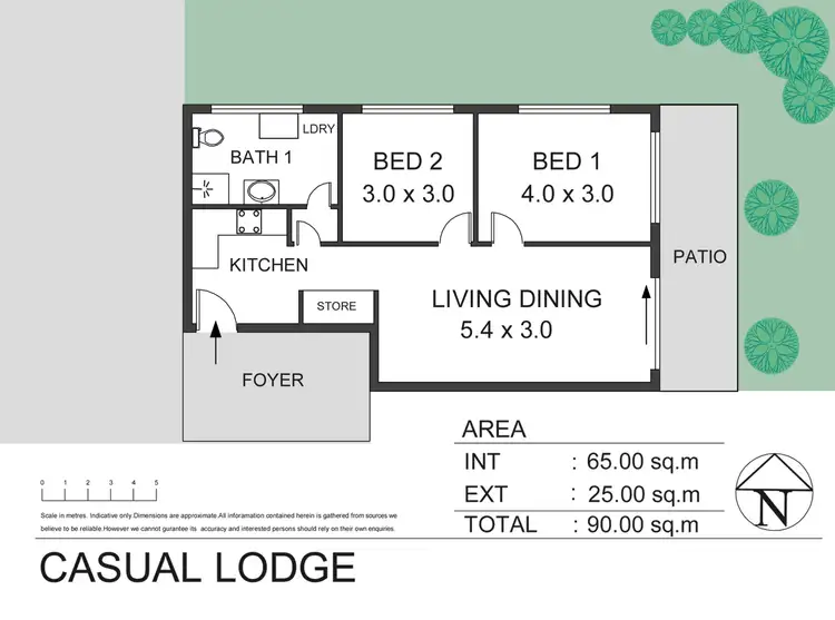 Floorplan of Homely unit listing, 2/23 Yates Street,, Nelly Bay QLD 4819