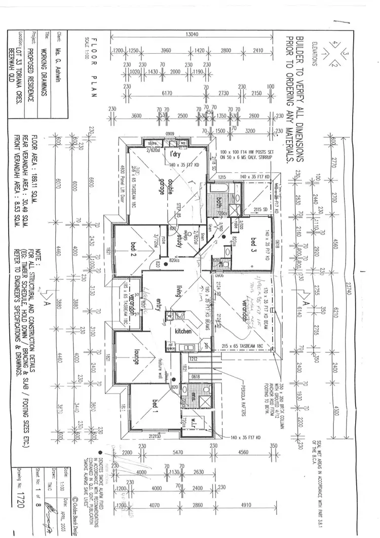 Floorplan of Homely house listing, 23 Toriana Place, Beerwah QLD 4519