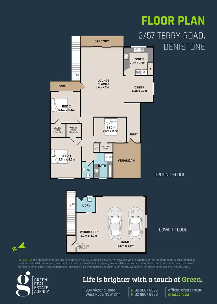 Floorplan of Homely villa listing, 2/57 Terry Road, Denistone NSW 2114