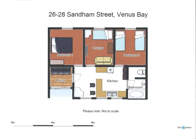 Floorplan of Homely house listing, 26-28 Sandham Street, Venus Bay SA 5607