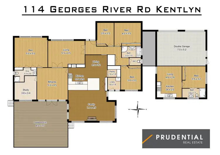 Floorplan of Homely house listing, 114 Georges River Road, Kentlyn NSW 2560
