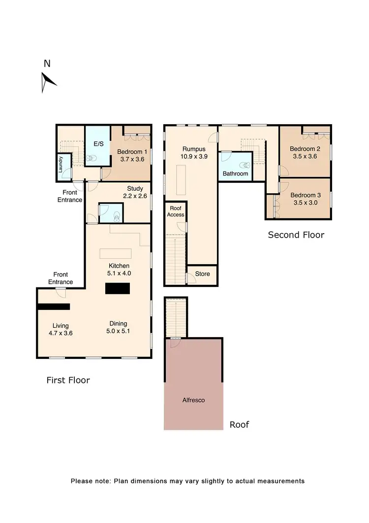 Floorplan of Homely house listing, 6A Grenville Street South, Ballarat Central VIC 3350