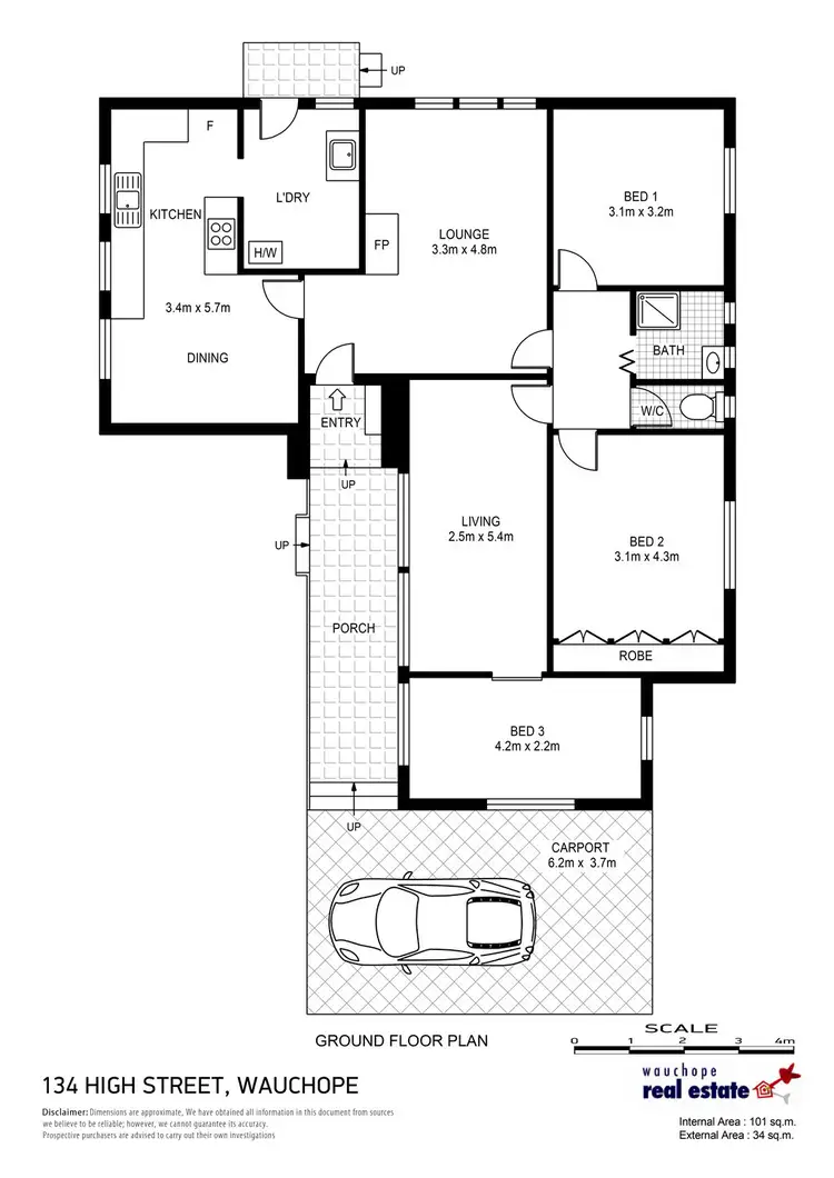 Floorplan of Homely house listing, 134 High Street, Wauchope NSW 2446