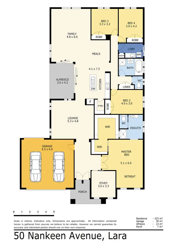 Floorplan of Homely house listing, 50 Nankeen Avenue, Lara VIC 3212