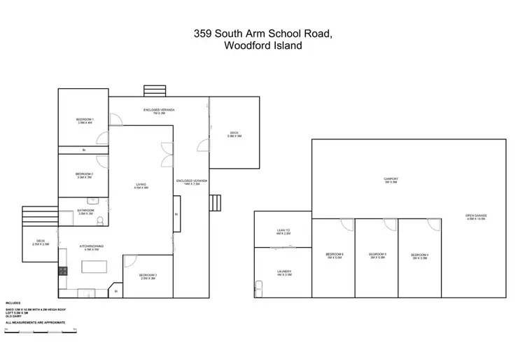 Floorplan of Homely rural property listing, 359 South Arm School Road, Woodford Island NSW 2463
