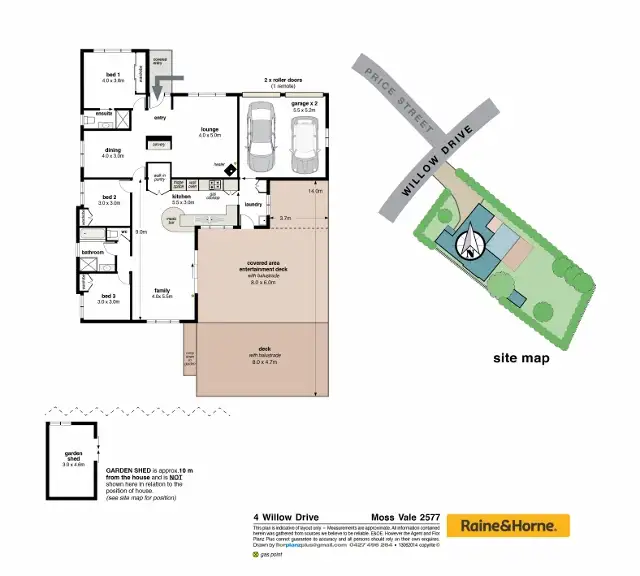 Floorplan of Homely house listing, 4 Willow Drive, Moss Vale NSW 2577