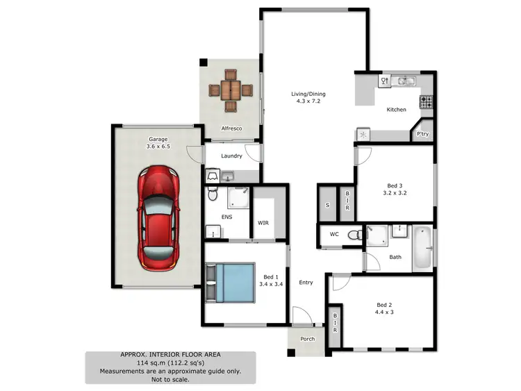 Floorplan of Homely house listing, 18 Derrick Street, Wodonga VIC 3690