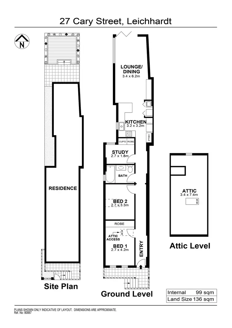 Floorplan of Homely house listing, 27 Cary Street, Leichhardt NSW 2040
