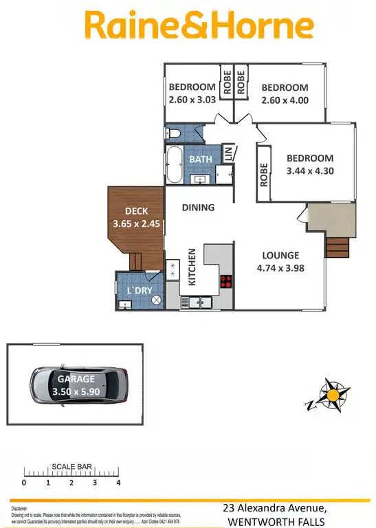 Floorplan of Homely house listing, 23 Alexandra Avenue, Wentworth Falls NSW 2782