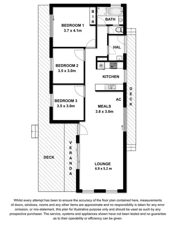 Floorplan of Homely house listing, 14 Lapwing Avenue, Robe SA 5276