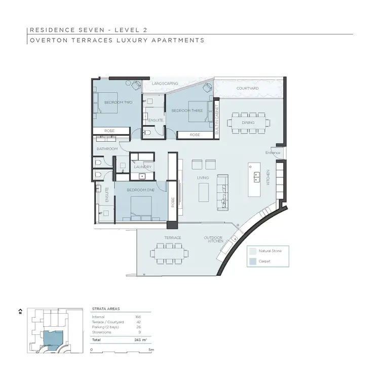 Floorplan of Homely apartment listing, 7/15 Overton Gardens, Cottesloe WA 6011