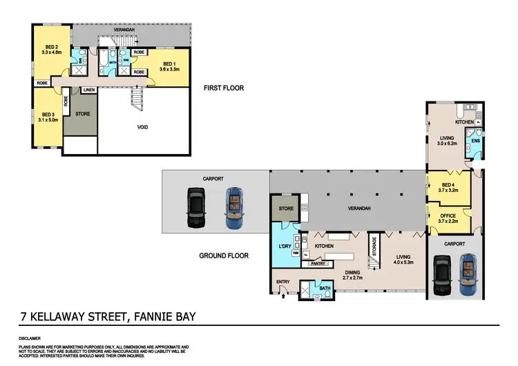 Floorplan of Homely house listing, 7 Kellaway Street, Fannie Bay NT 820