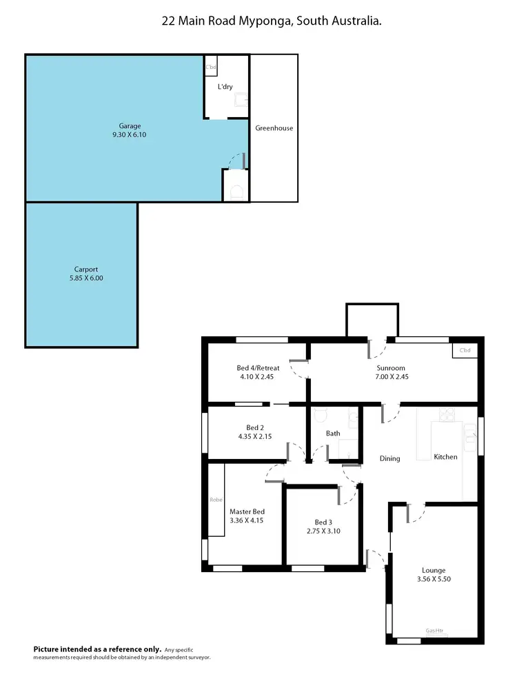 Floorplan of Homely house listing, 22 Main Road, Myponga SA 5202