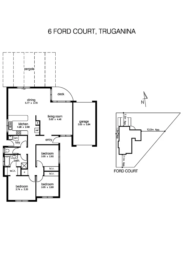 Floorplan of Homely house listing, 6 Ford Court, Truganina VIC 3029