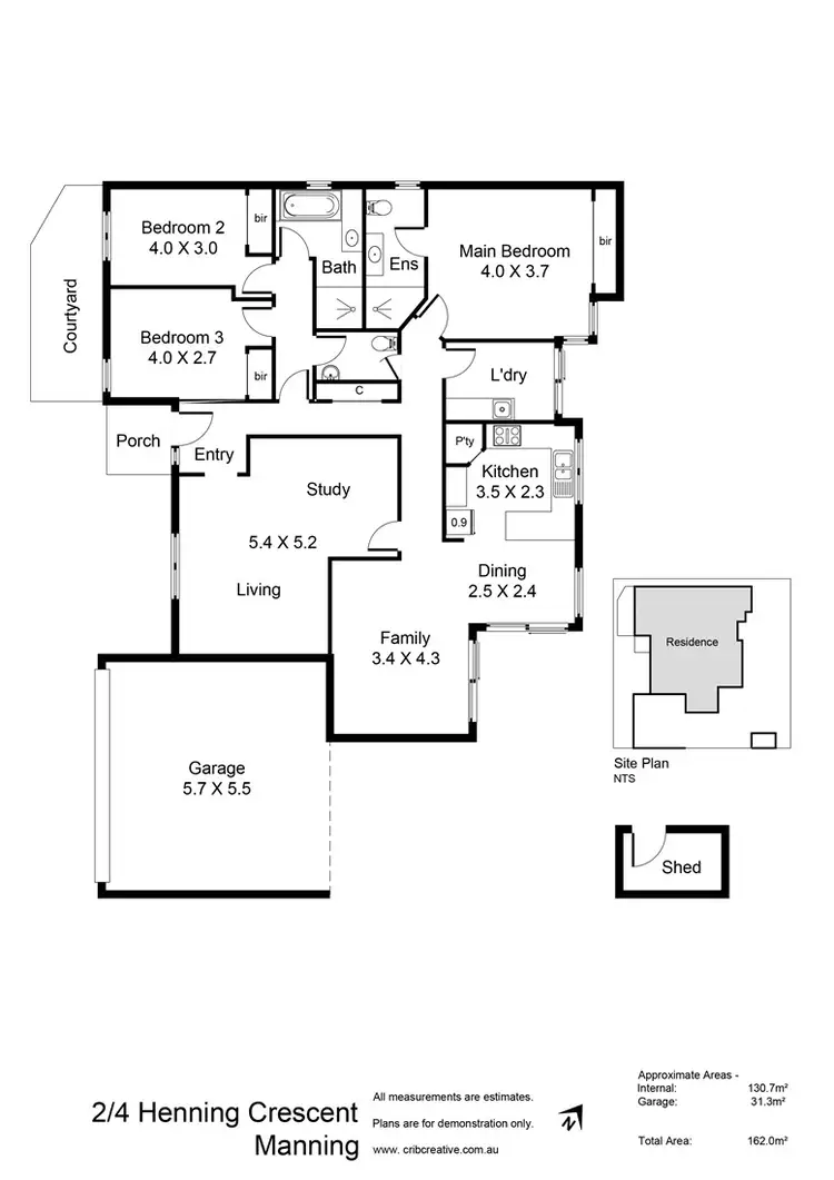 Floorplan of Homely other listing, 2/4 Henning Crescent, Manning WA 6152