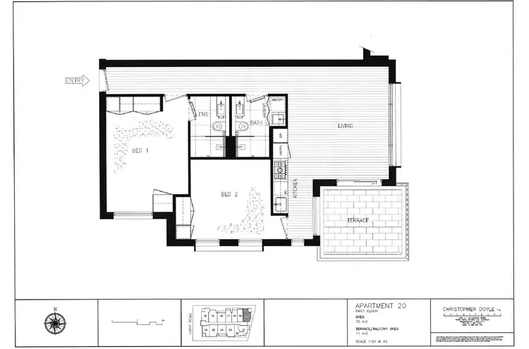 Floorplan of Homely apartment listing, 107/56 Harp Road, Kew VIC 3101