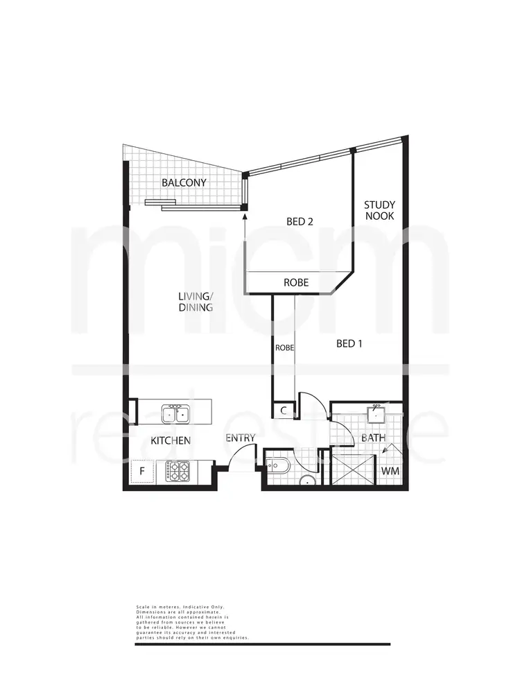 Floorplan of Homely apartment listing, 913/180 City Road, Southbank VIC 3006